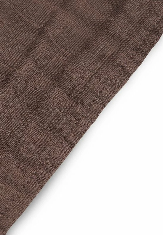 Jollein Slab Bandana - Wrinkled - Chestnut - 2 Stuks 7 Jollein Slab Bandana - Wrinkled - Chestnut - 2 Stuks - Afbeelding 5