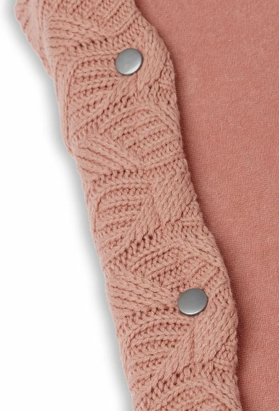 Jollein Aankleedkussenhoes Spring Knit 50x70cm - Rosewood 12 Jollein Aankleedkussenhoes Spring Knit 50x70cm - Rosewood - Afbeelding 10