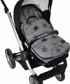 Dooky Voetenzak Small Grey Stars -Sophie Shop 550x816 2