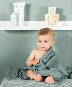 Jollein Hydrofiele Doek Large 115x115cm Bamboe Katoen - Ash Green - 2 Stuks -Sophie Shop 550x820 1