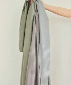 Jollein Hydrofiele Doek Large 115x115cm Bamboe Katoen - Ash Green - 2 Stuks -Sophie Shop 550x823 6