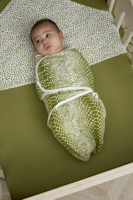 Meyco Jersey Hoeslaken Ledikant - Avocado - 60x120cm 8 Meyco Jersey Hoeslaken Ledikant - Avocado - 60x120cm - Afbeelding 6