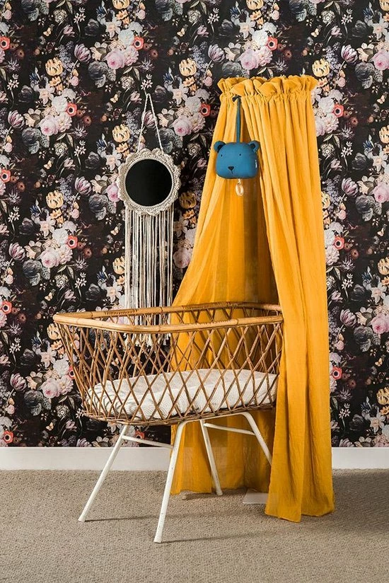 Jollein Baby Sluier Vintage 155cm - Mustard 4 Jollein Baby Sluier Vintage 155cm - Mustard - Afbeelding 2