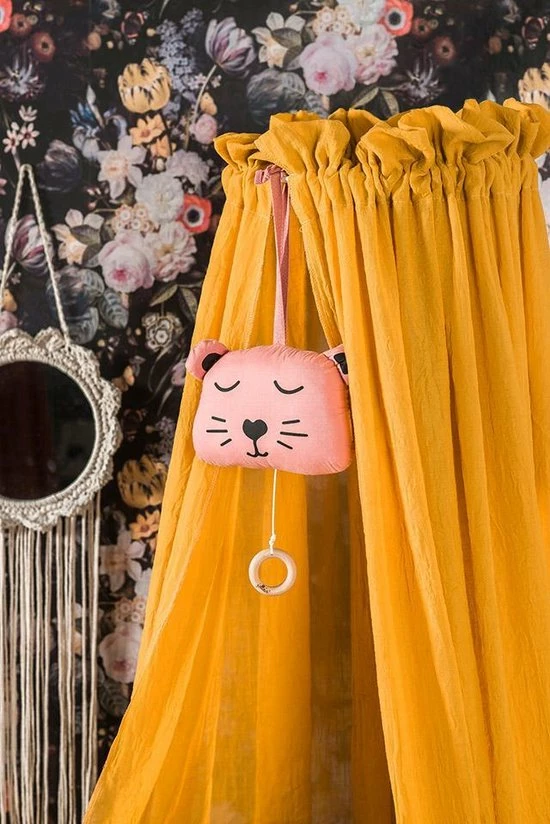 Jollein Baby Sluier Vintage 155cm - Mustard 5 Jollein Baby Sluier Vintage 155cm - Mustard - Afbeelding 3