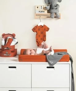 Jollein Aankleedkussenhoes Brick Velvet 50x70cm - Rust -Sophie Shop 550x824 57