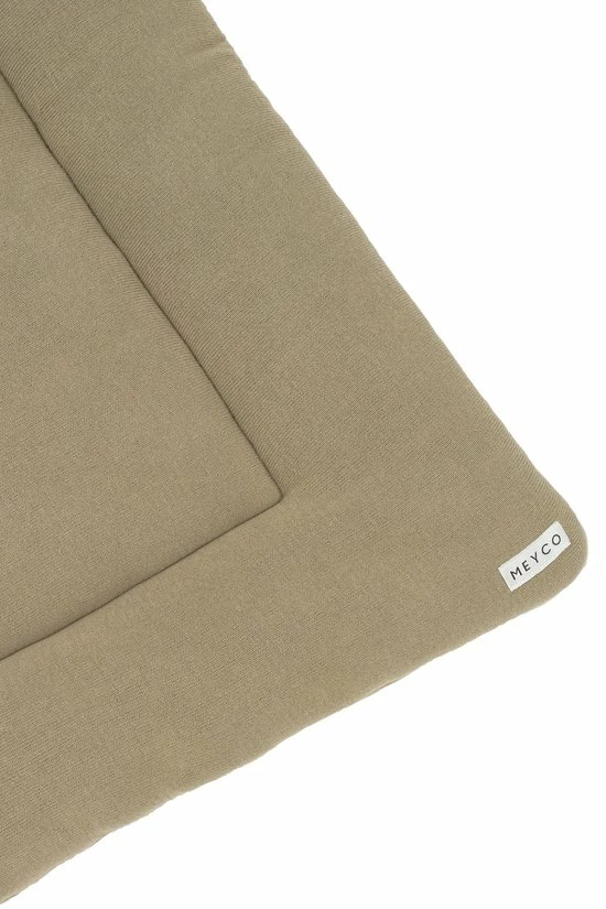 Meyco Boxkleed Knit Basic - Taupe - 77x97cm 5 Meyco Boxkleed Knit Basic - Taupe - 77x97cm - Afbeelding 3