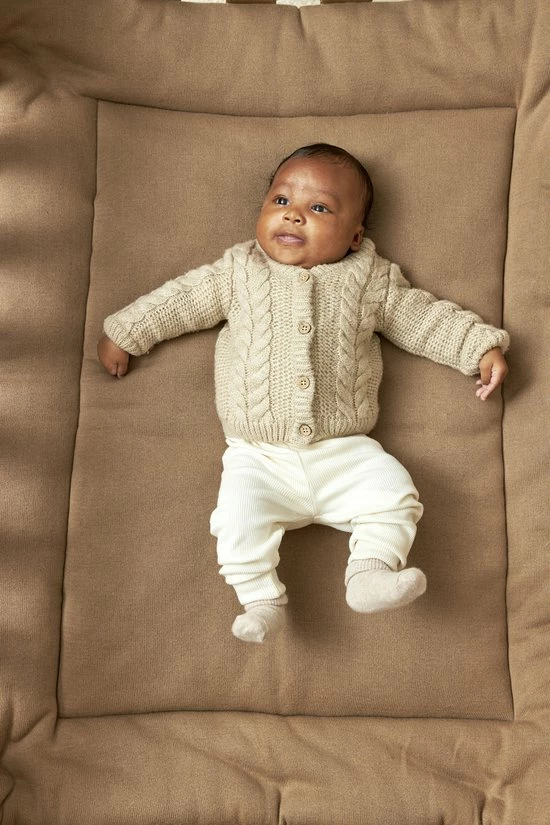 Meyco Boxkleed Knit Basic - Taupe - 77x97cm 6 Meyco Boxkleed Knit Basic - Taupe - 77x97cm - Afbeelding 4