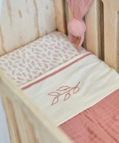 Jollein Baby Deken Ledikant 120x120cm Wrinkled - Rosewood -Sophie Shop 550x825 105