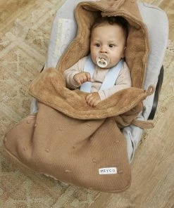 Meyco Mini Knots Voetenzak - Toffee -Sophie Shop 550x825 117