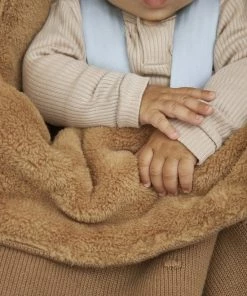 Meyco Mini Knots Voetenzak - Toffee -Sophie Shop 550x825 120