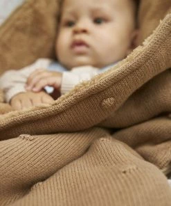 Meyco Mini Knots Voetenzak - Toffee -Sophie Shop 550x825 121