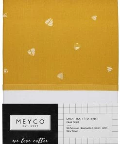 Meyco Wieglaken Sweet Triangle - 75x100 Cm - Okergeel -Sophie Shop 550x825 143