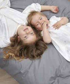 Meyco Uni Dekbedovertrek Ledikant Grijs/Lichtgrijs - 100x135cm -Sophie Shop 550x825 38