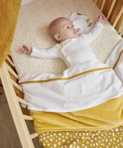 Meyco Cheetah Velvet Ledikant Deken - Honey Gold - 100x150cm -Sophie Shop 550x825 54