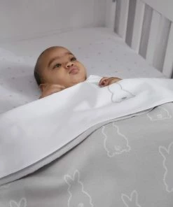 Meyco X Mrs.Keizer Rabbit Wiegdeken - Silver - 75x100cm -Sophie Shop 550x825 72