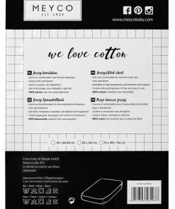 Meyco Jersey Hoeslaken Ledikant - Oudroze - 60x120cm -Sophie Shop 550x825 74