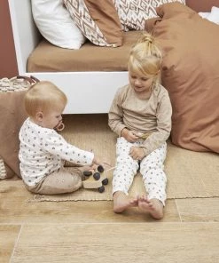 Meyco Mini Panther Baby Pyjama - 2-pack - Offwhite/sand - 62/68 -Sophie Shop 550x825 94