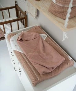 Koeka Baby Badcape Dijon Daily - 100x100cm - Roze -Sophie Shop 550x826 1