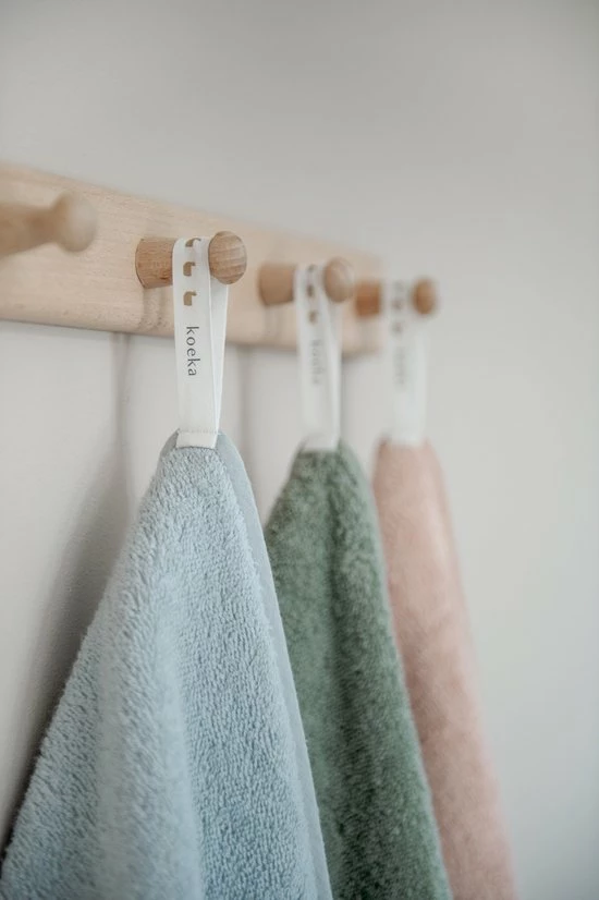 Koeka Baby Badcape Dijon Daily - 100x100cm - Lichtroze 5 Koeka Baby Badcape Dijon Daily - 100x100cm - Lichtroze - Afbeelding 3