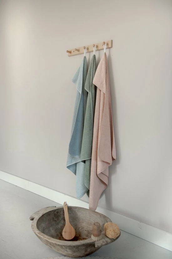 Koeka Baby Badcape Dijon Daily - 100x100cm - Lichtroze 6 Koeka Baby Badcape Dijon Daily - 100x100cm - Lichtroze - Afbeelding 4