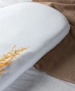 KADOLIS Waterdichte Hoeslaken Voor Kinderwagen Wit 72 X 33 Cm